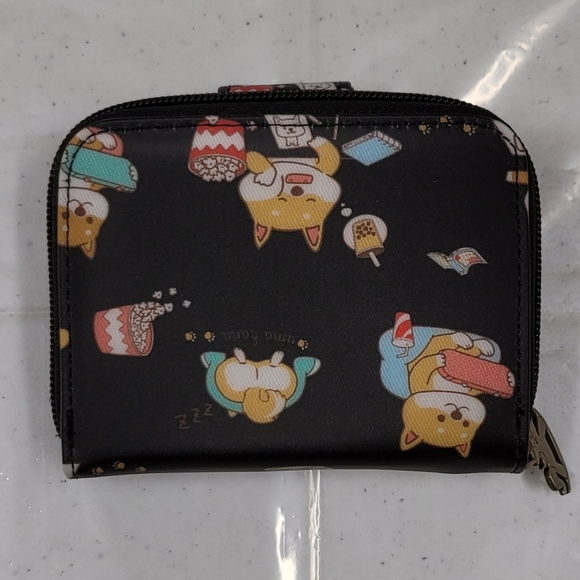 Waterproof Shiba Snap Fold Short Wallet Coin Purse - Picture 8 of 14